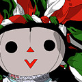 Maria Doll green white red